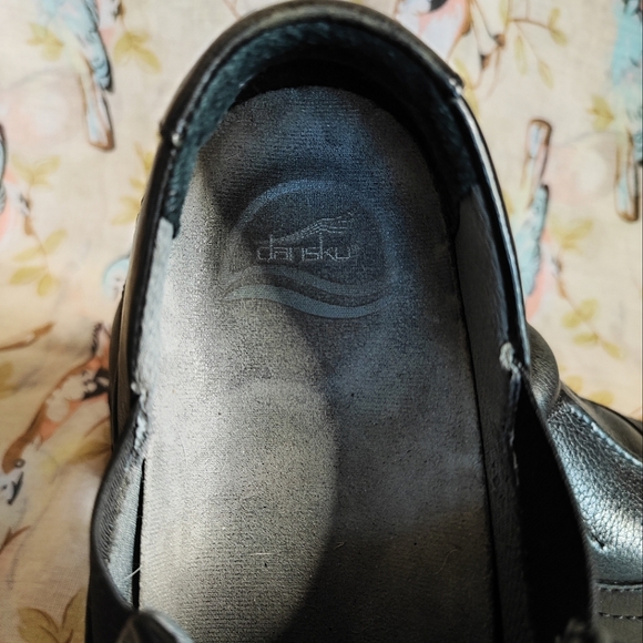 Dansko Professional Black Ribbed Work Shoes Women's Size 8 EUR 38 PreLoved Used - Picture 7 of 12